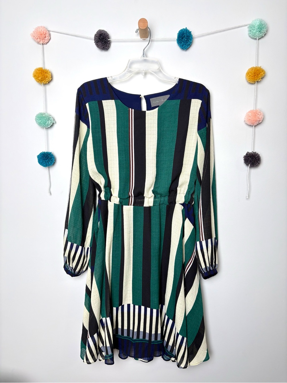 Anthropologie Sunday in Brooklyn Leger Stripes Midi Dress